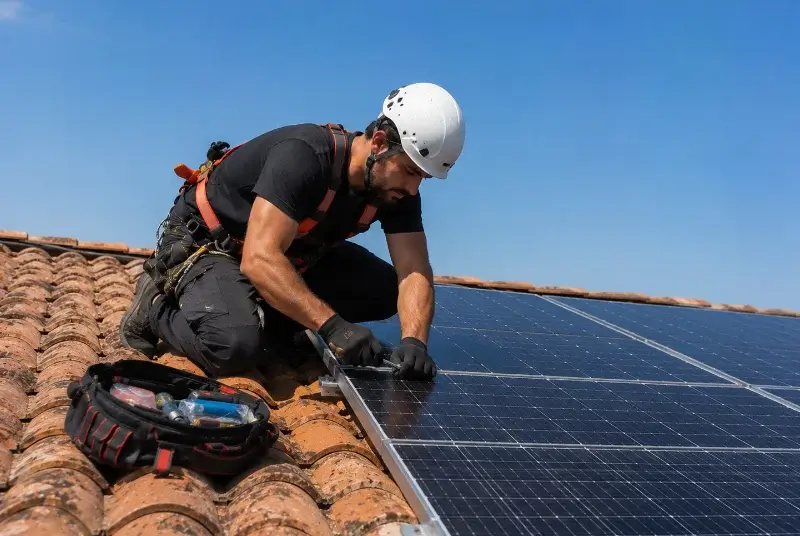 Maintenance et monitoring de panneaux solaires à Villeneuve-Tolosane